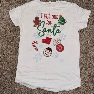 🛍️Christmas Tshirt.  night shirt Santa